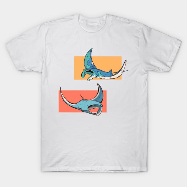 Manta Rays T-Shirt by fernandaschallen